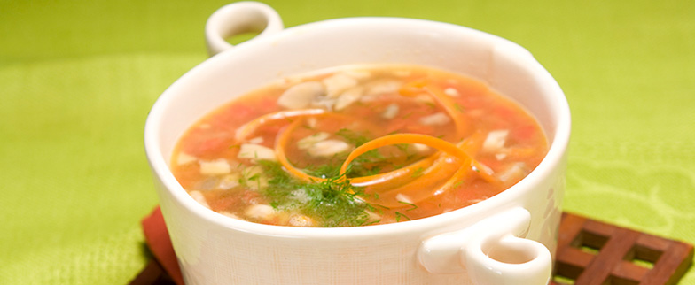 Mushroom Barley Soup.